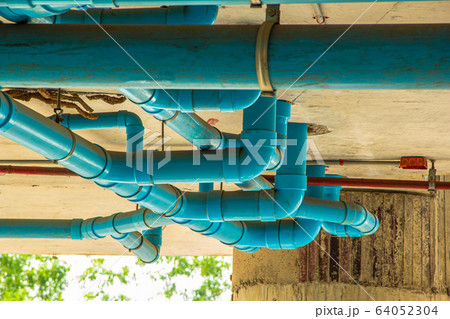 Close up electrical and sanitary distribution 64052304