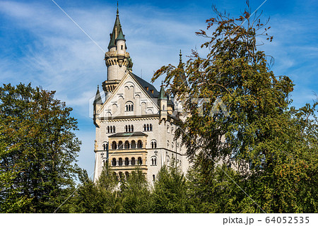 Famous Neuschwanstein Castle - Schwangau Bavaria Germany 64052535