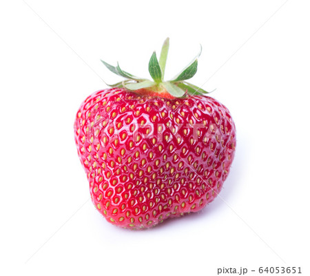 Strawberry isolated on white background. Clipping Strawberry isolated on white background. Clipping 64053651