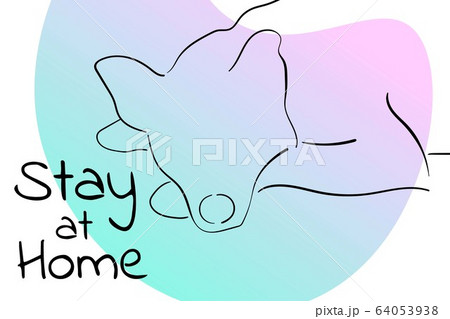 Self quarantine and and social distancing concept. Stay home. COVID-19 coronavirus. Template for Self quarantine and and social distancing concept. Stay home. COVID-19 coronavirus. Template for 64053938