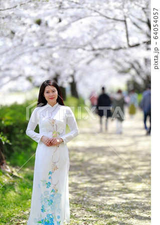 よてロデオ様用 アオザイ アオザイの写真素材 [64054057] - PIXTA