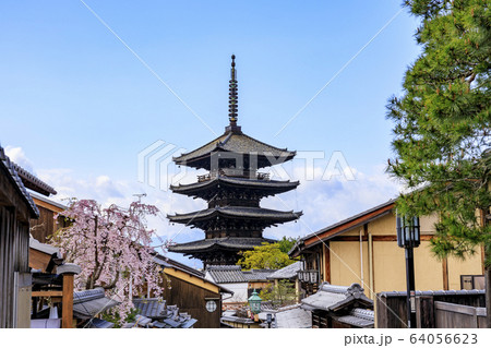 東山界隈 三年坂 二年坂 八坂の塔 東山界隈 三年坂 二年坂 八坂の塔 64056623
