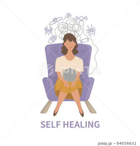 Self help concept. 64056631