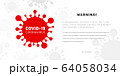 Coronavirus disease banner 2019-nCoV or COVID-19 64058034