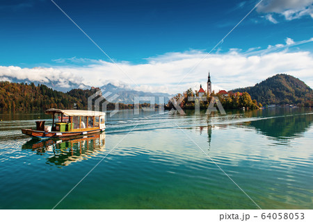 Lake Bled, Slovenia 64058053