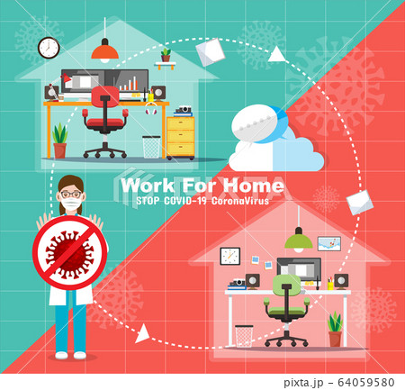 Working from home during Covid-19, Social 64059580
