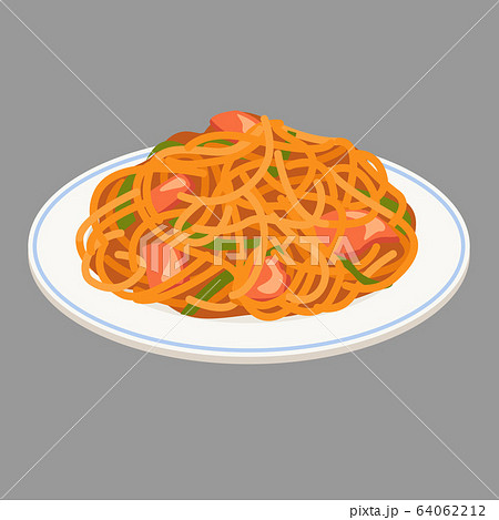 スパゲティのイラスト素材