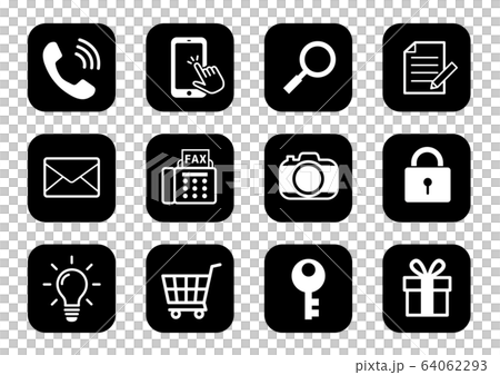 Useful icons square 64062293