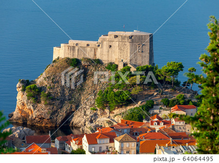 Dubrovnik. Fort St. Lawrence in the morning. 64064495