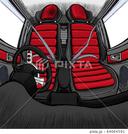 ドラレコは見ていた01 室内06 シートベルト締め 64064591