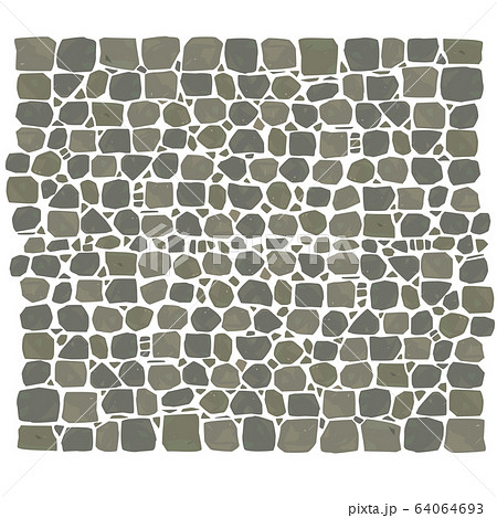 石畳のイラスト 64064693