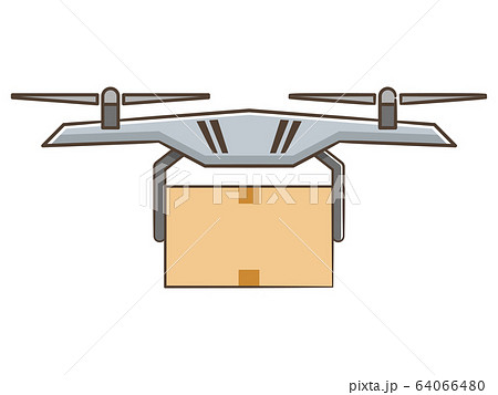 ドローン　配達 64066480
