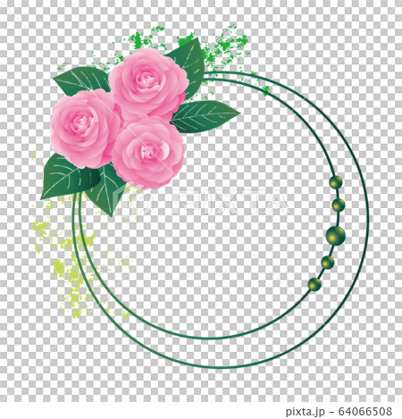 茶花背景框架 64066508