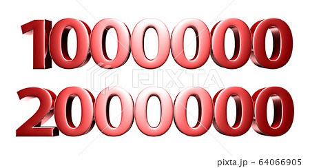 1 million and 2 million 3d. 1 million and 2 million 3d. 64066905