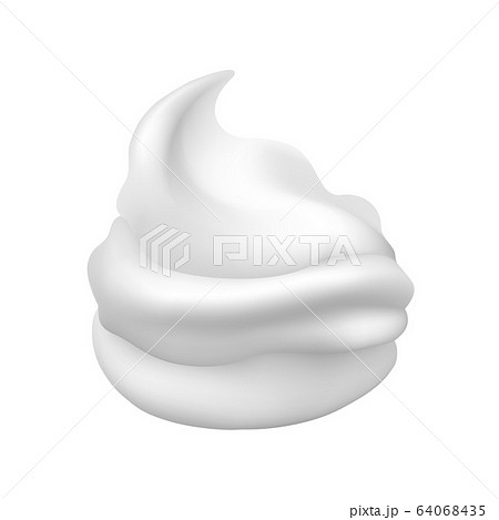 White creamy foam White creamy foam 64068435