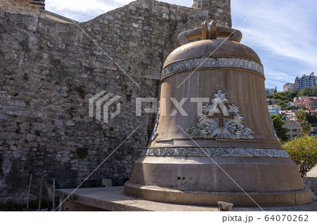 Old bell in the old town of Budva, Montenegro 64070262