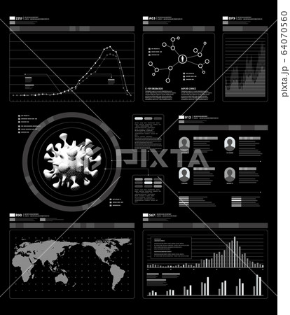 グラフィック　ウイルス 64070560