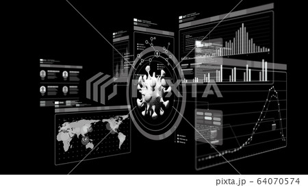 グラフィック　ウイルス 64070574