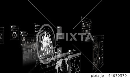 グラフィック　ウイルス 64070579