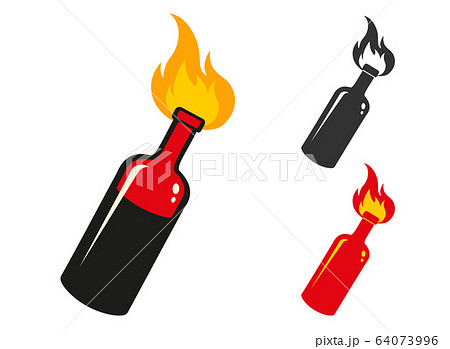 Vector coctail Molotov Vector coctail Molotov 64073996