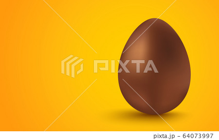 Vector chocolate egg for Easter Vector chocolate egg for Easter 64073997