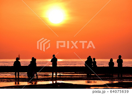 天神崎の夕日 天神崎の夕日 64075639