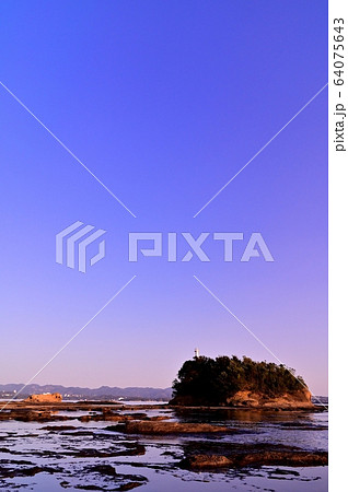 天神崎の夕日 64075643
