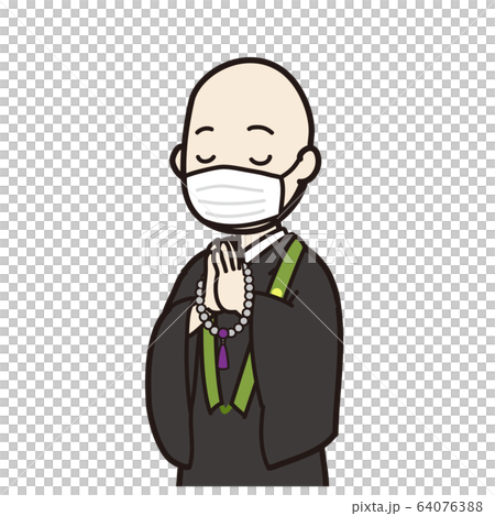 戴著面具的和尚（Jodo Shinshu，剃須） 64076388