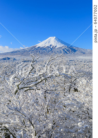 山梨_厳冬の絶景富士山 64077002