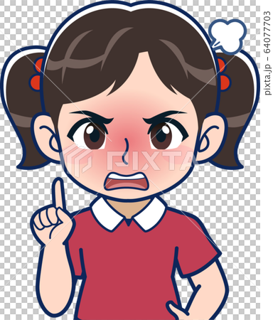 Twin tail girl 64077703
