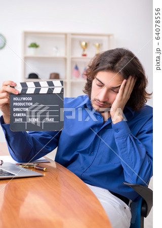 Movie director working in the studio Movie director working in the studio 64078556