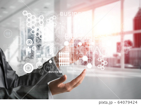 Modern technologies for successful business concept. Modern technologies for successful business concept. 64079424