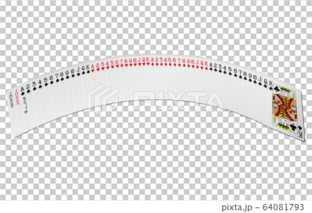 トランプ全部一列立体 トランプ全部一列立体 64081793