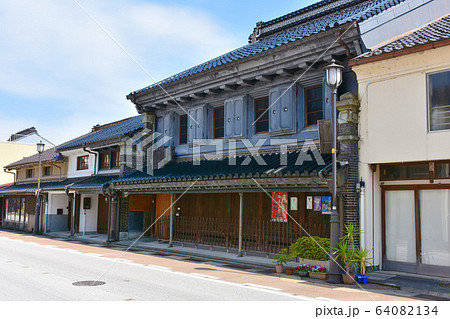 山町筋　筏井家住宅　土蔵造りの街並み 64082134