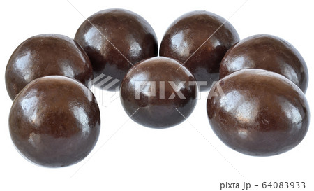 Chocolate balls close up isolated Chocolate balls close up isolated 64083933
