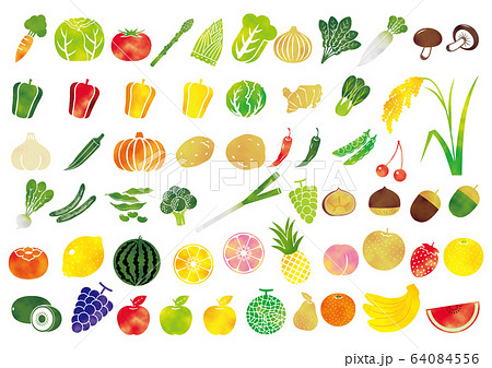 青果水彩アイコン 青果水彩アイコン 64084556