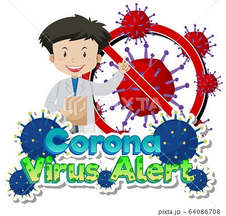 Poster design for coronavirus theme with doctor Poster design for coronavirus theme with doctor 64086708