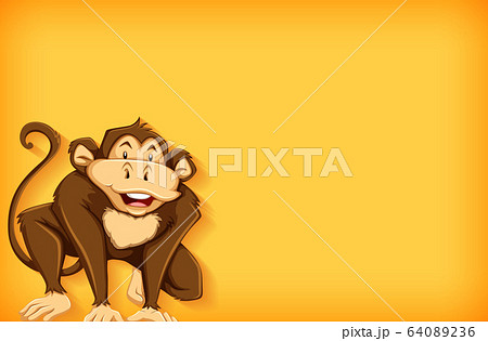 Background Template With Plain Color And Cuteのイラスト素材