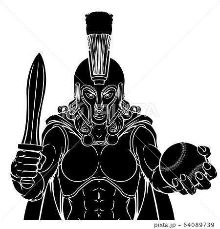 Spartan Trojan Gladiator Baseball Warrior Woman 64089739
