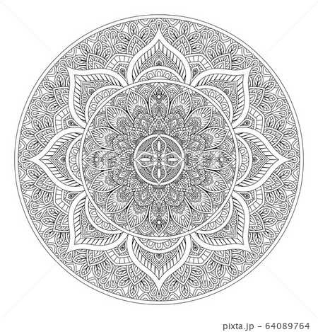 Pattern Motif Mandala Art Ornament Design Element Pattern Motif Mandala Art Ornament Design Element 64089764