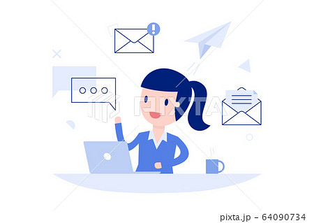 Email and messaging. 64090734