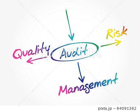 AUDIT, concept diagram, business concept AUDIT, concept diagram, business concept 64091362