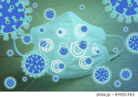 ウイルスを寄せ付けないマスク 物撮り ウイルスを寄せ付けないマスク 物撮り 64091463