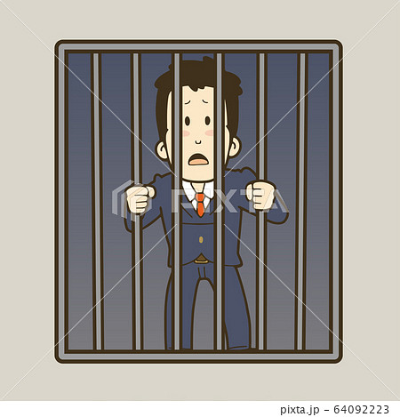 外出を制限されているビジネスマン 64092223