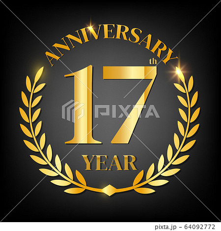17th golden anniversary logo 17th golden anniversary logo 64092772