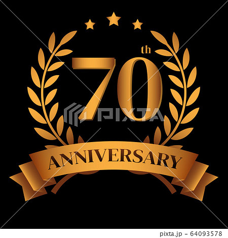 70th golden anniversary logo 64093578