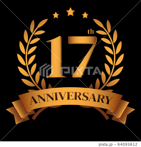 17th golden anniversary logo 64093612