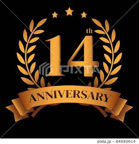 14th golden anniversary logo 64093614