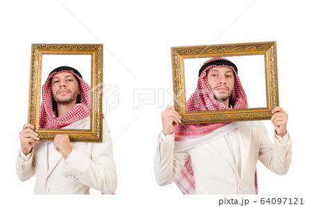 Arab man in diversity concept Arab man in diversity concept 64097121