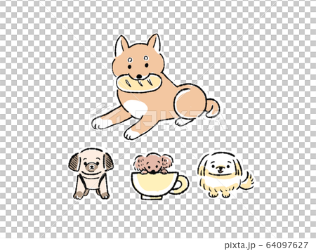 Dog illustration set Dog illustration set 64097627